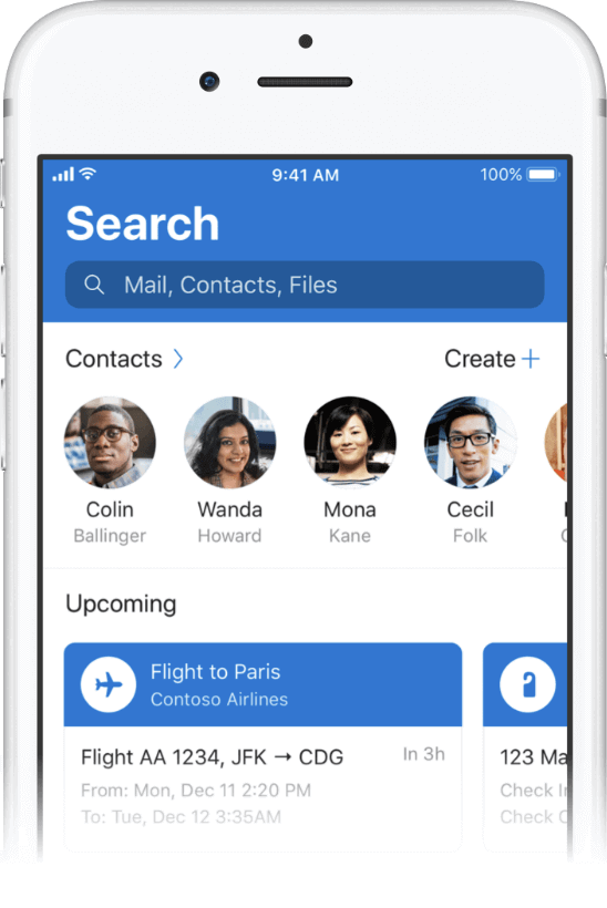 検索 すべてのメッセージ、連絡先、ファイルをすばやく検索します。