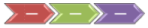 タスク、プロセスやワークフローの進行、スケジュール、一連のステップを示したり、動きや方向を強調するのに使用します。第 1 レベルのテキストは矢印内に表示され、第 2 レベルのテキストは矢印の下に表示されます。