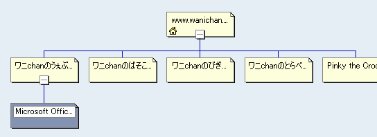 ページが削除された画面